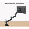 Customized Aluminum Single Screen Extendable Bracket Monitor Arm Holder For Monitor